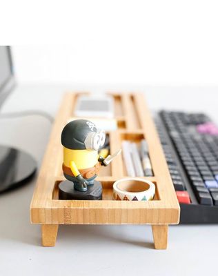 健康竹艺生活 茗匠多功能办公室桌面收纳架，唯品会上的桌面整理新选择